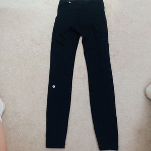 size 4 | black speed up tight lululemon leggings